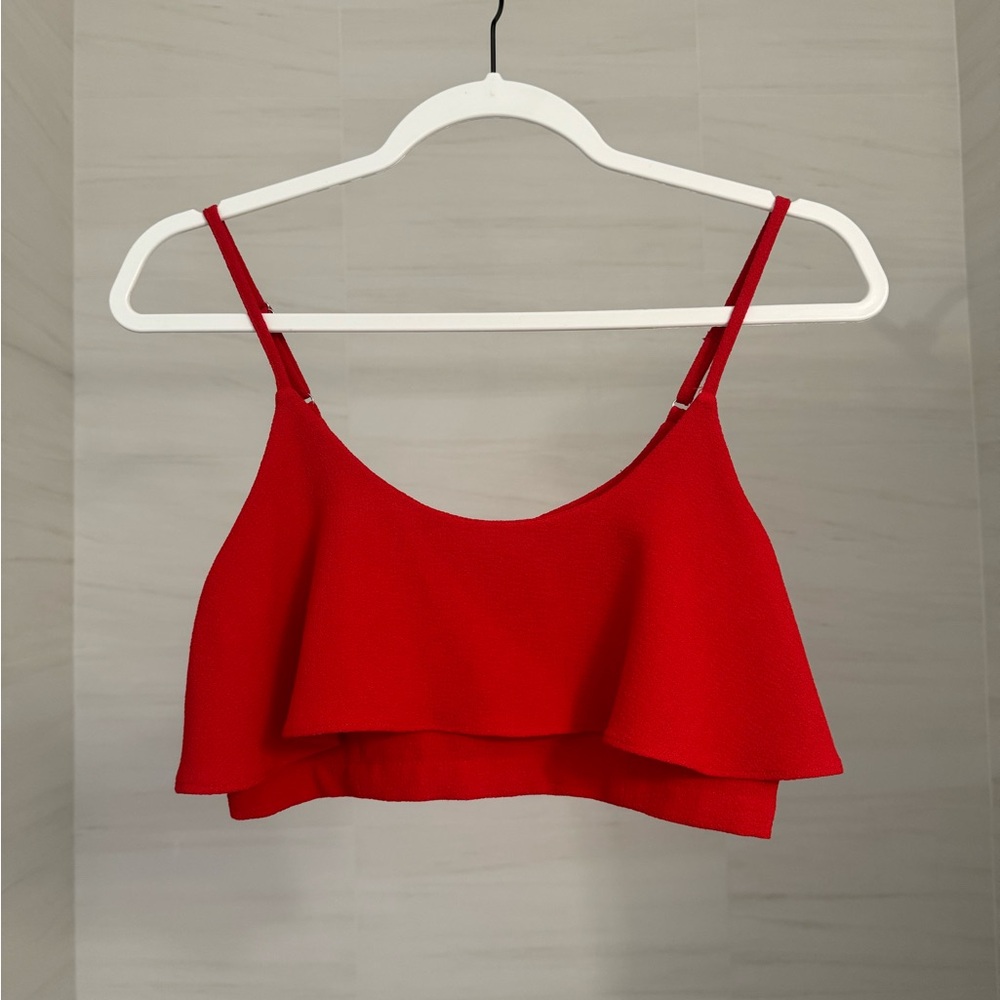 Cute Red Crop Top